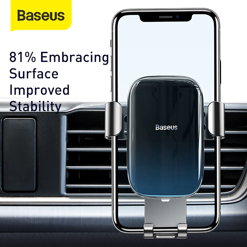 Baseus Gravity Car Mount - Midnight Black - Image 3