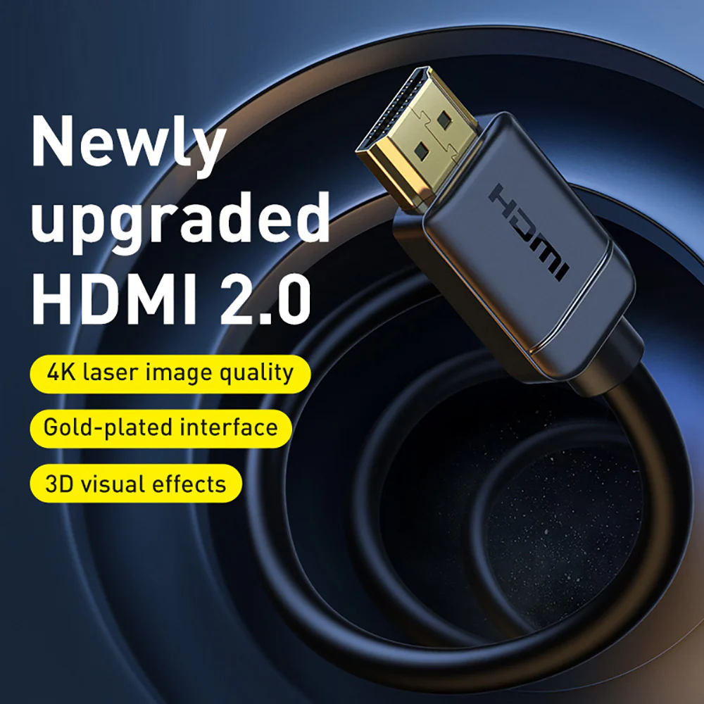 Baseus HDMI to HDMI High-Definition Cable 3m - Black