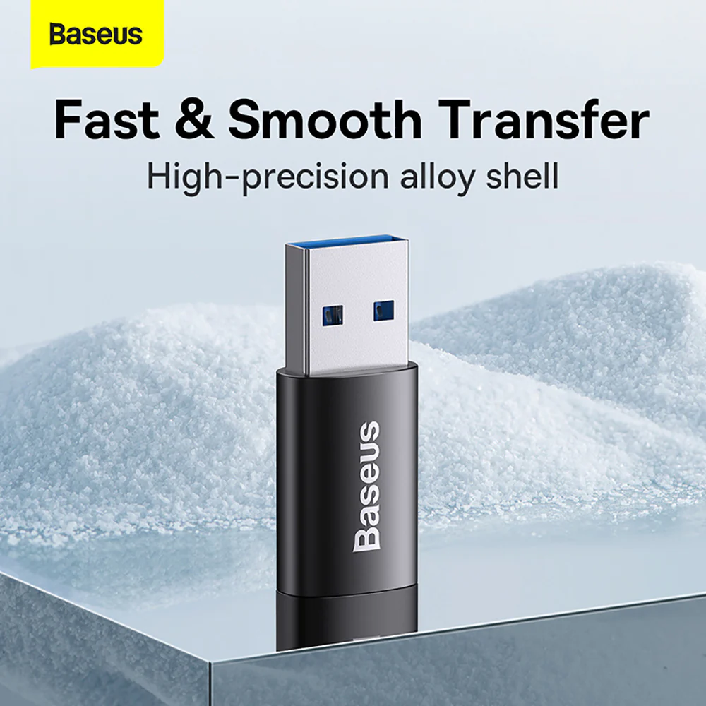 Baseus Ingenuity Series USB to Type-C OTG Adapter USB 3.1 - Black - Image 5