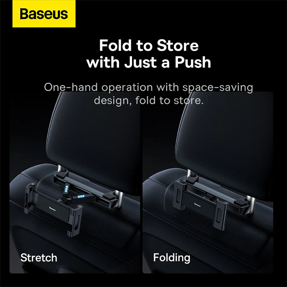 Baseus JoyRide Pro Series Car Backseat Mount - Black - Image 3