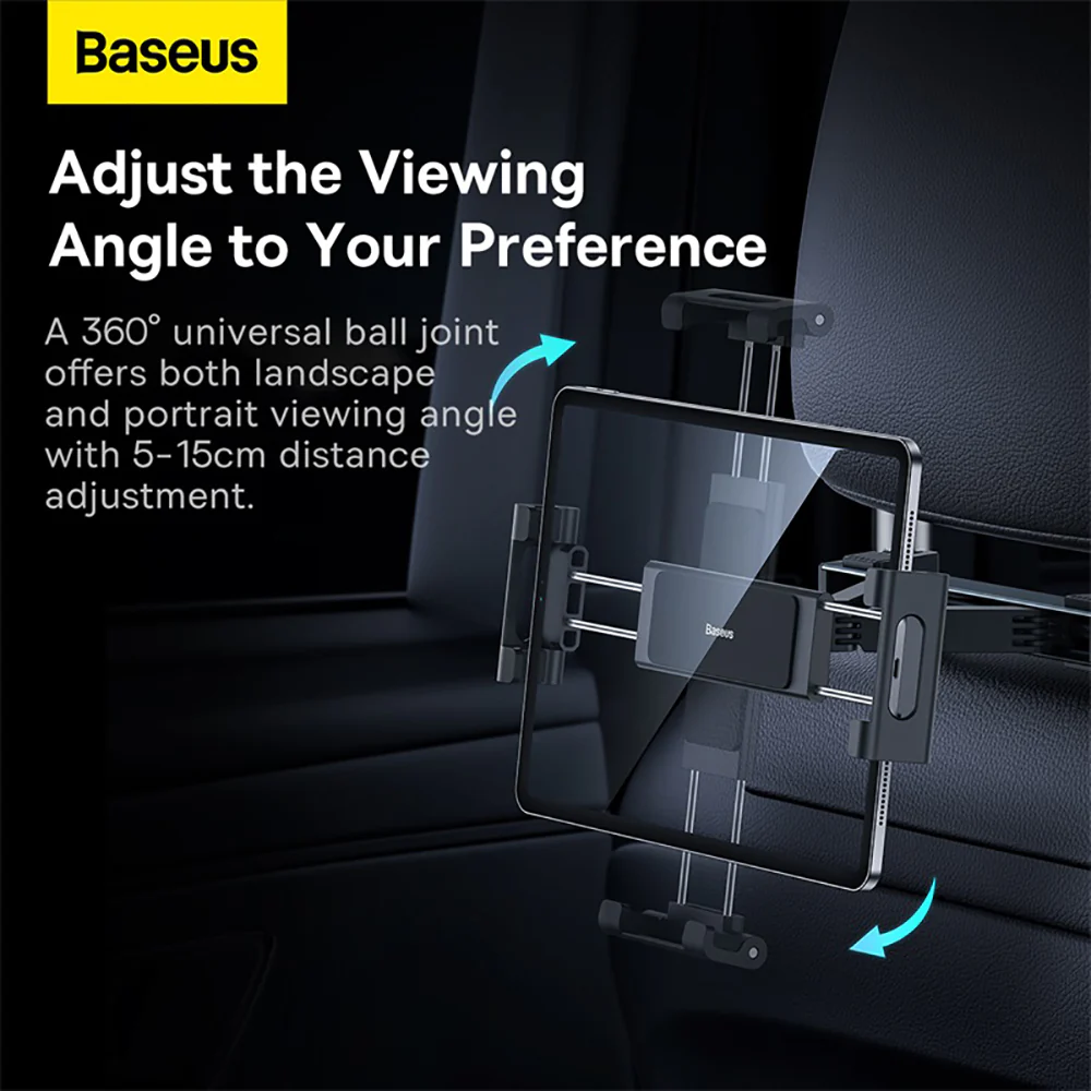 Baseus JoyRide Pro Series Car Backseat Mount - Black - Image 4