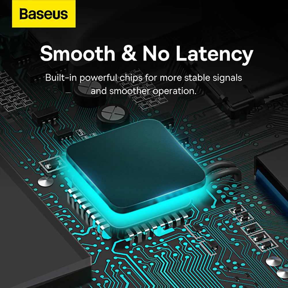 Baseus Lite Series Type-C to USB 3.0 4-Port HUB Adapter - 25cm, Black - Image 5