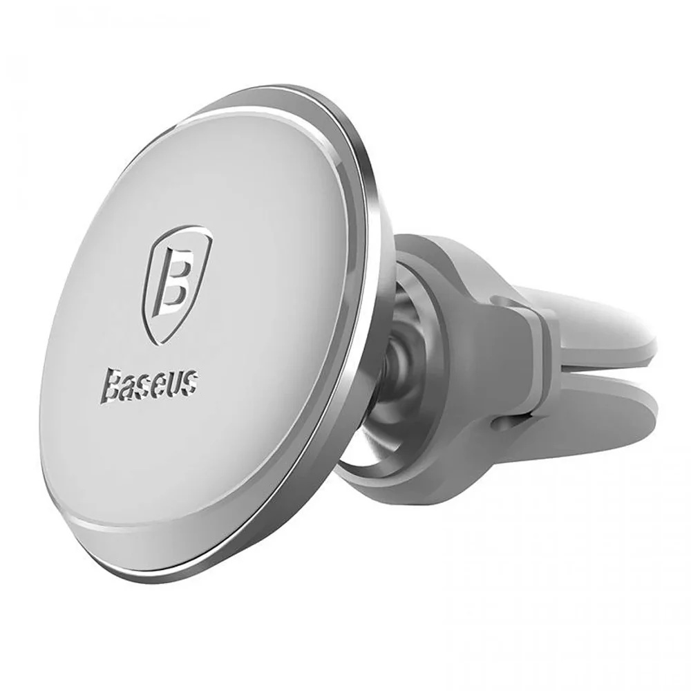 Baseus Magnetic Car Mount Holder - Air Vent, Silver, International Version