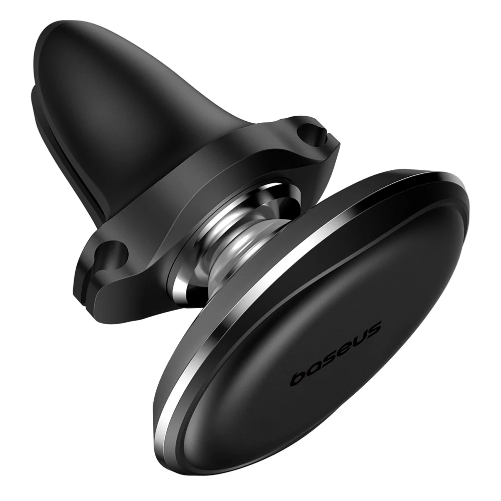 Baseus Magnetic Car Mount Holder - Black, Vent Clip - Image 2