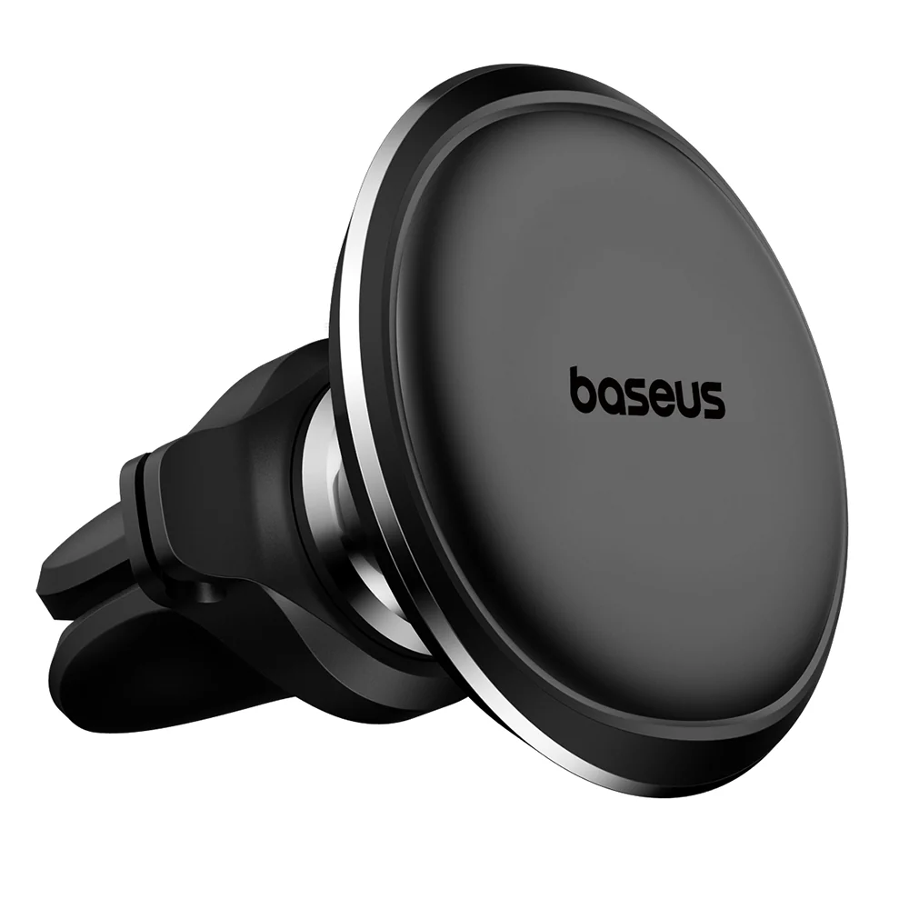 Baseus Magnetic Car Mount Holder - Black, Vent Clip - Image 3