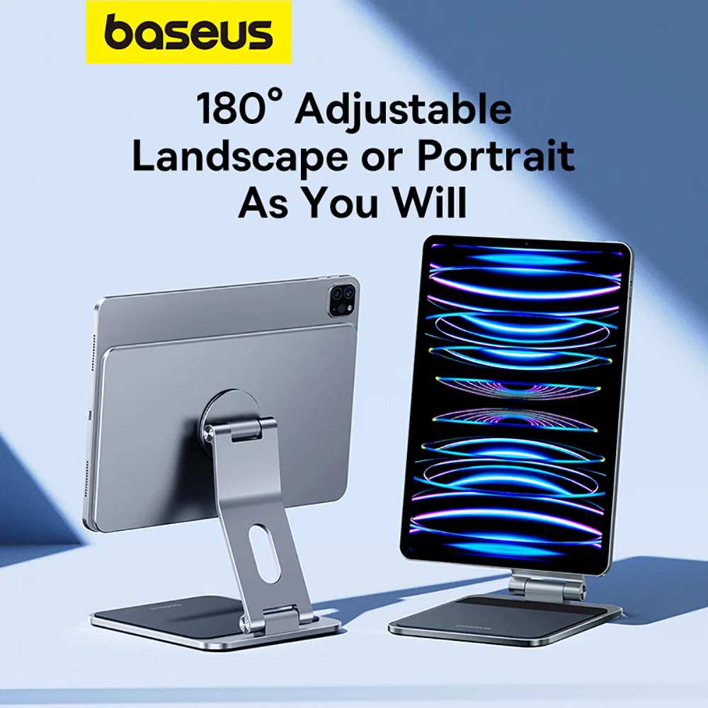 Baseus Magnetic Floating Tablet Stand for 10.9/11 Inch Pads - Space Gray - Image 5