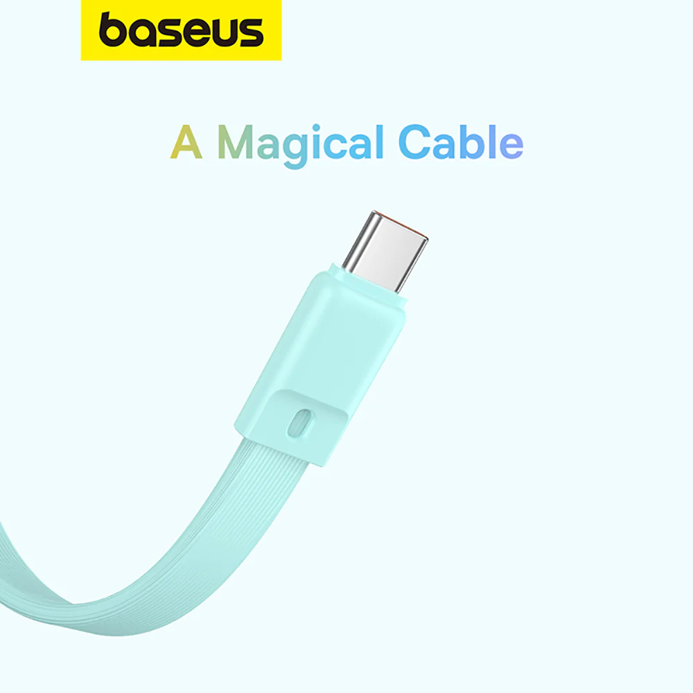 Baseus Magnetic Mini Wireless Fast Charging Power Bank Type-C 10000mAh 30W Mint Green - Image 4