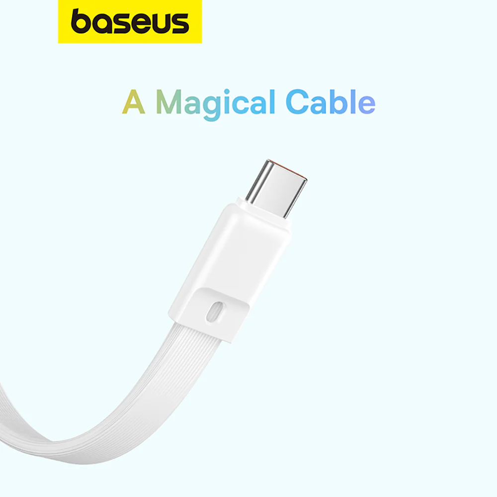 Baseus Magnetic Mini Wireless Fast Charging Power Bank Type-C 10000mAh 30W Starlight White - Image 4