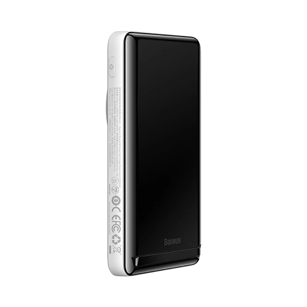 Baseus Magnetic Wireless Fast Charge Power Bank 10000mAh 20W - White - Image 5