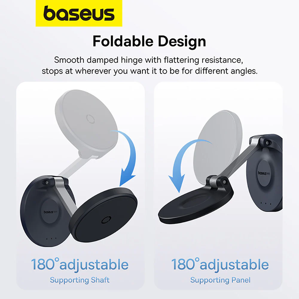 Baseus MagPro Magnetic Foldable Wall Mount - Starry Black - Image 3