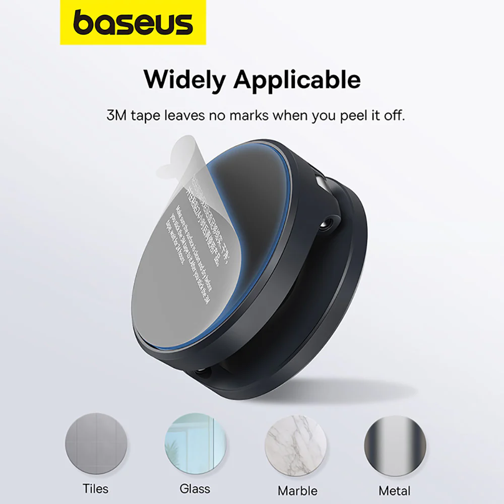 Baseus MagPro Magnetic Foldable Wall Mount - Starry Black - Image 5