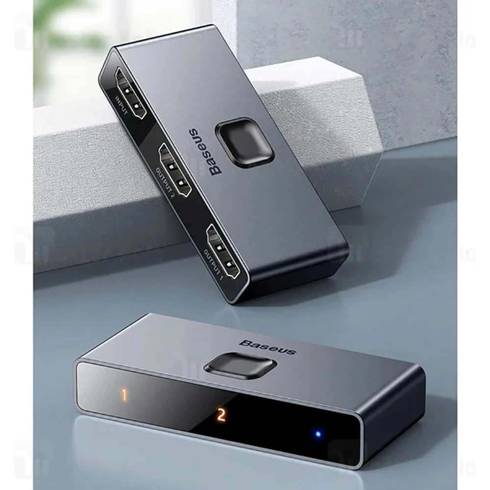 Baseus Matrix HDMI Bi-Directional Switch - Deep Space Gray - Image 4