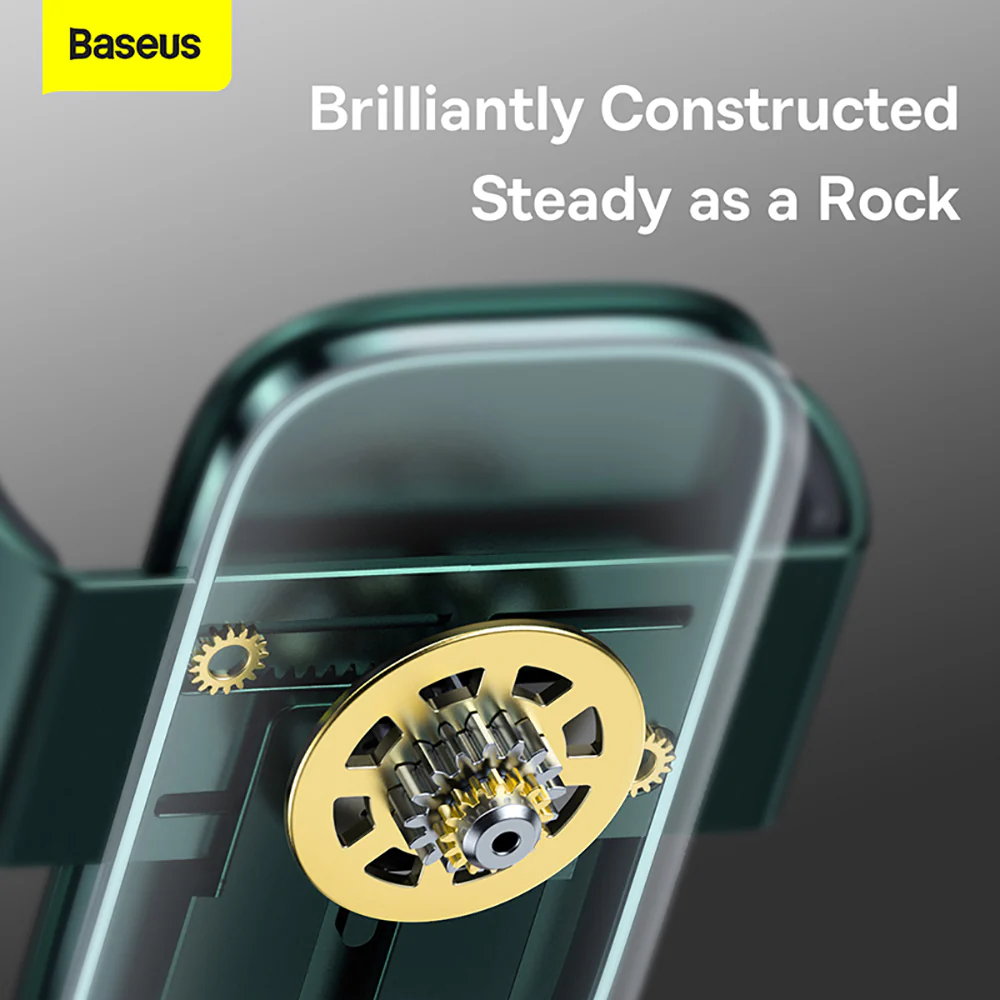 Baseus Metal Age II Gravity Car Mount - Air Vent Version, Dark Green - Image 3