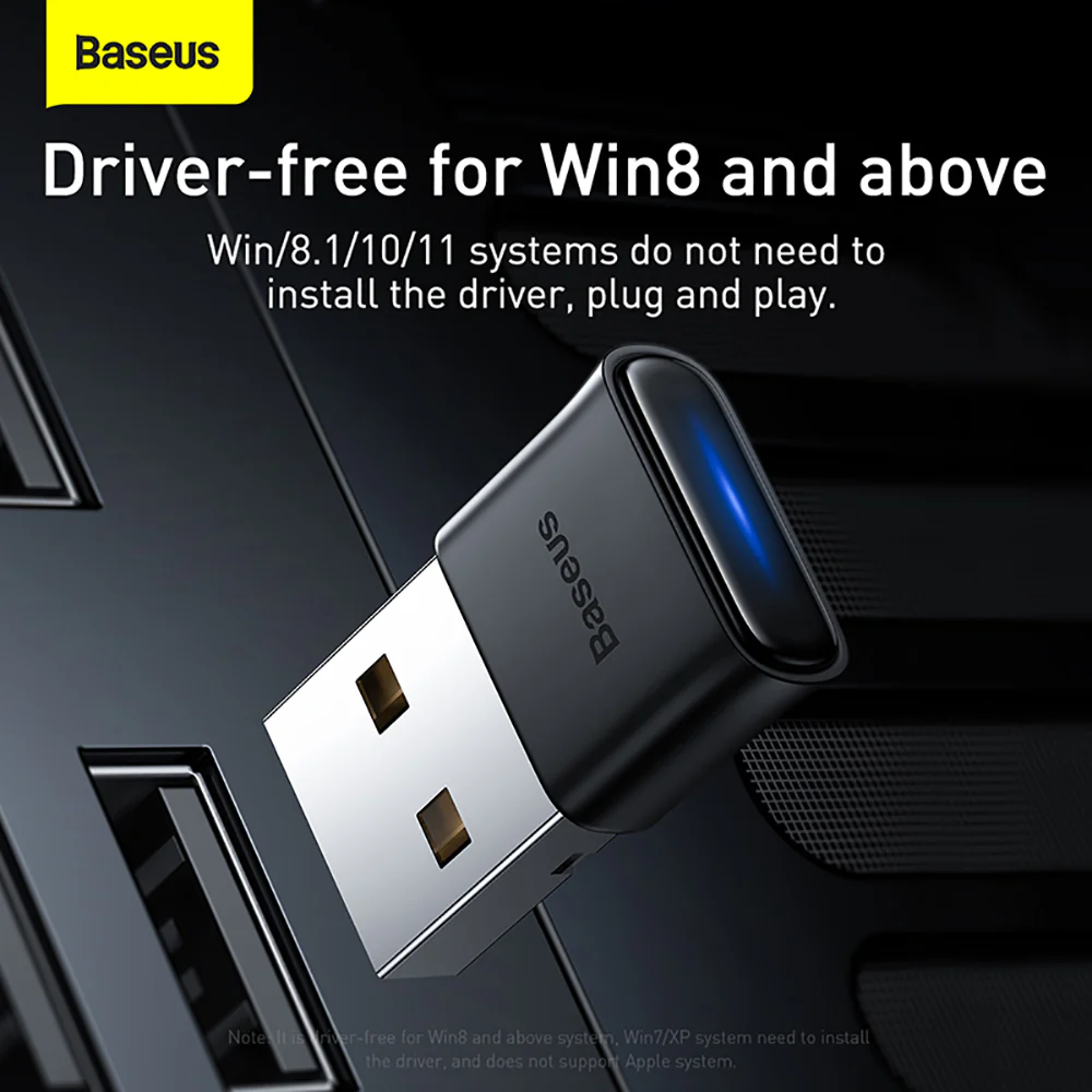 Baseus Mini Bluetooth Adapter BA04 Black - Image 5