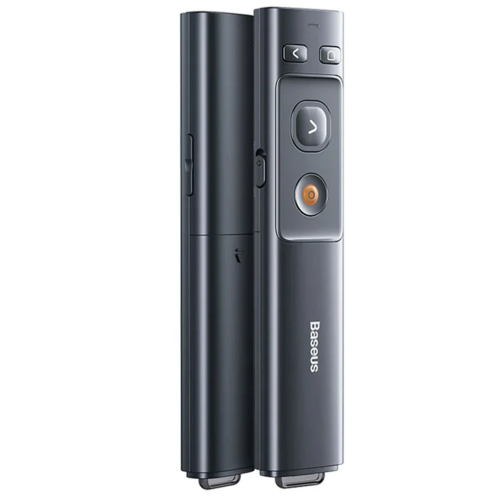 Baseus Orange Dot PPT Clicker (Red Laser) - Grey Battery Version - Image 4