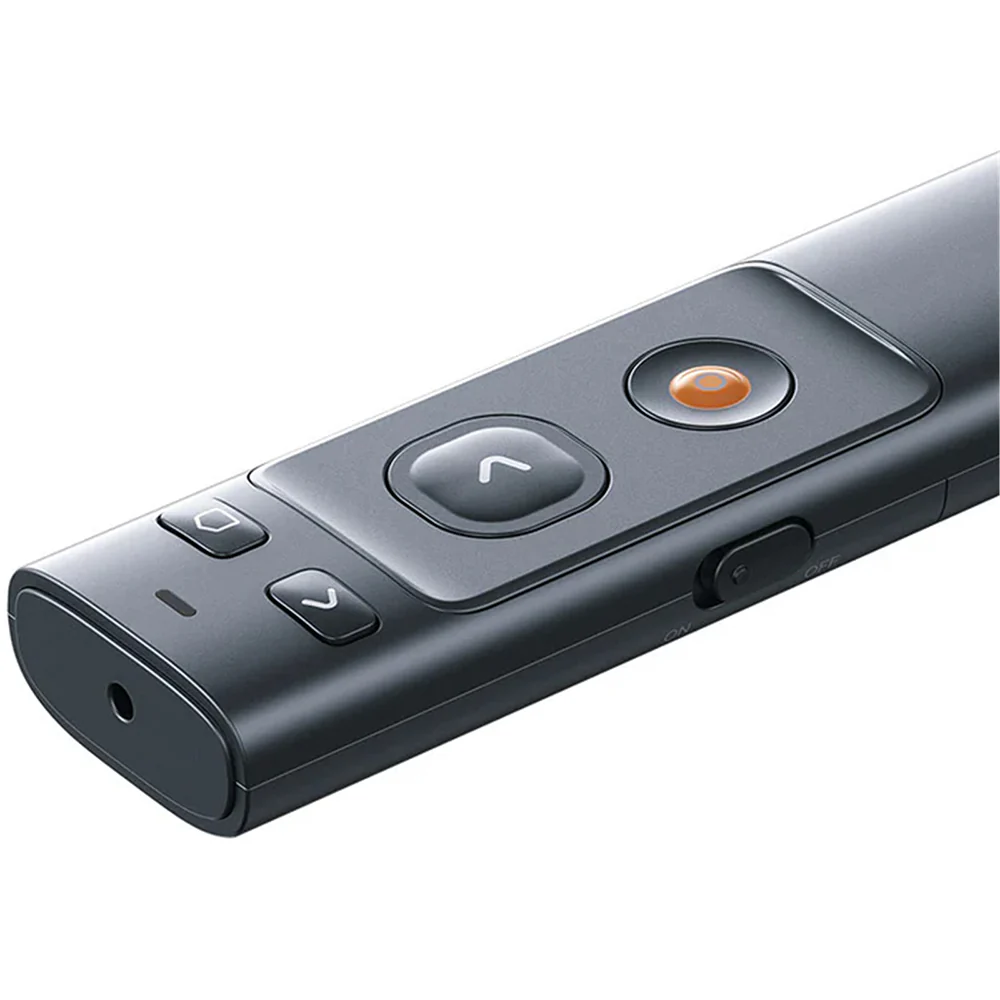 Baseus Orange Dot PPT Clicker (Red Laser) - Grey Battery Version - Image 5