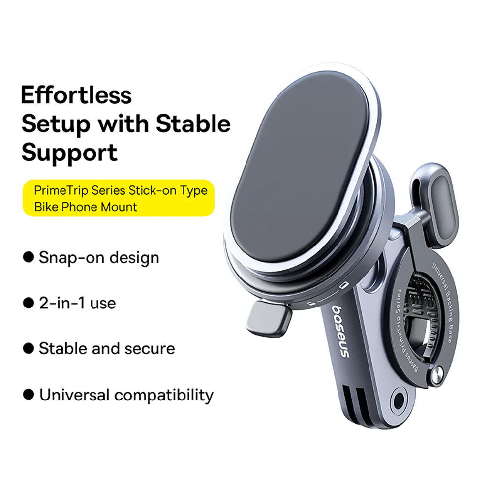 Baseus PrimeTrip Bike Phone Mount - Starry Black