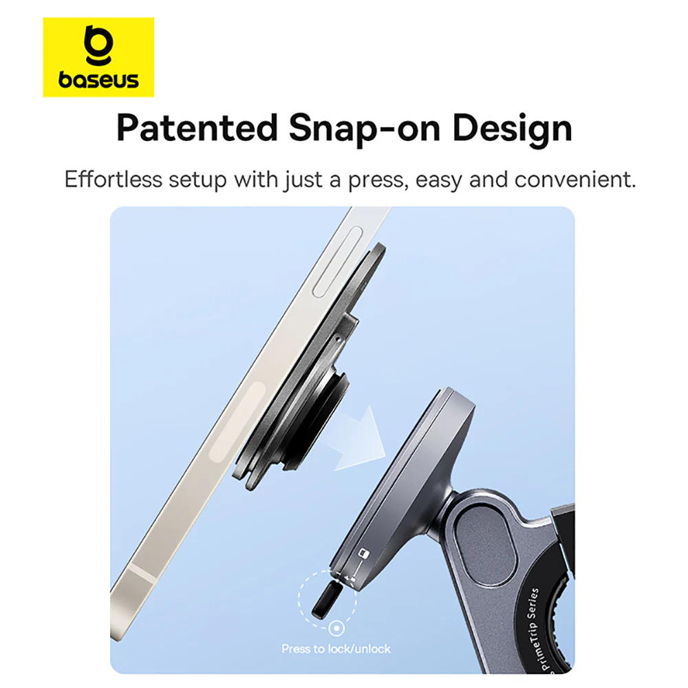 Baseus PrimeTrip Bike Phone Mount - Starry Black - Image 3