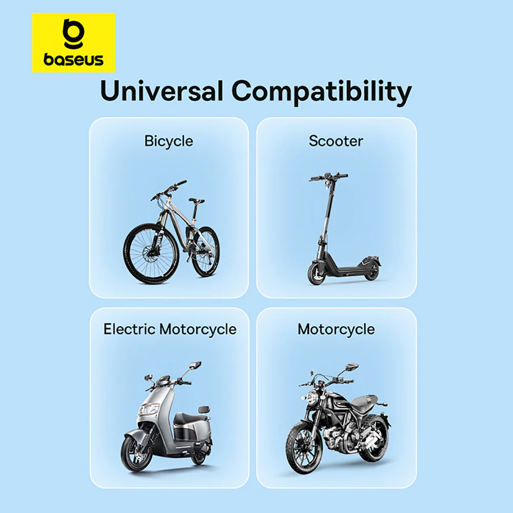 Baseus PrimeTrip Bike Phone Mount - Starry Black - Image 5