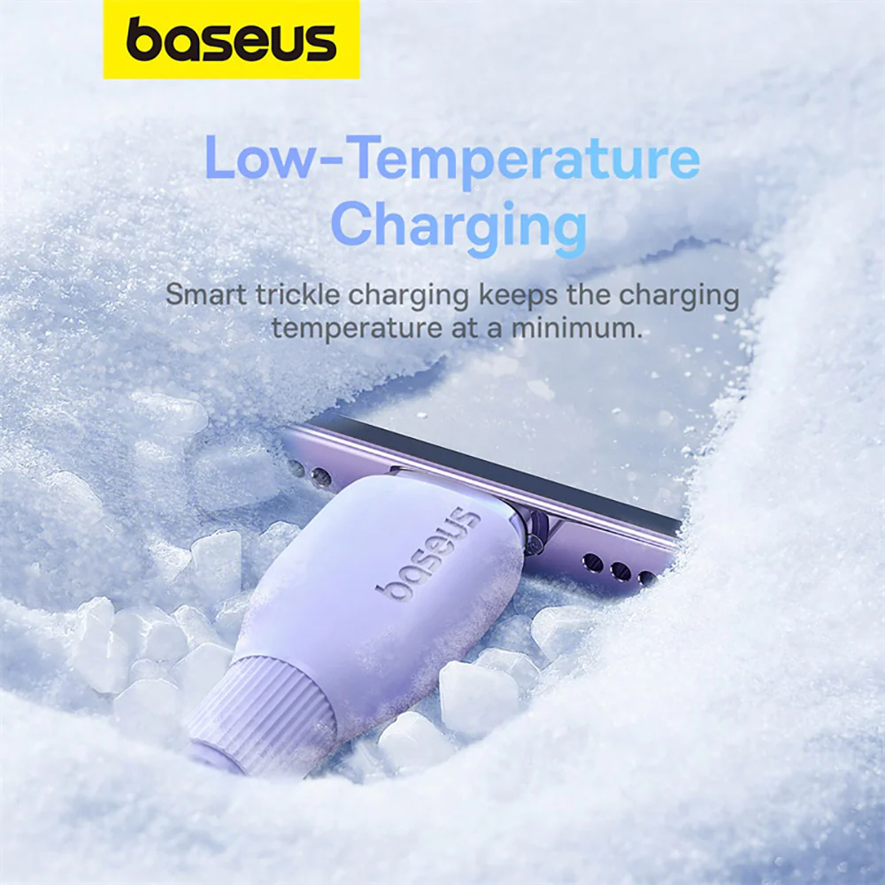 Baseus Pudding Series Fast Charging Cable Type-C to iP 20W 1.2m Nebula Purple - Image 3