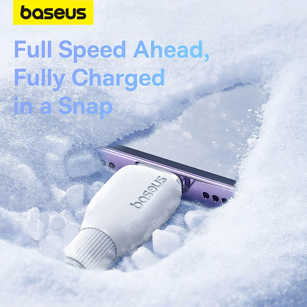 Baseus Pudding Series Fast Charging Cable USB to iP 2.4A 1.2m Starlight White - Image 5