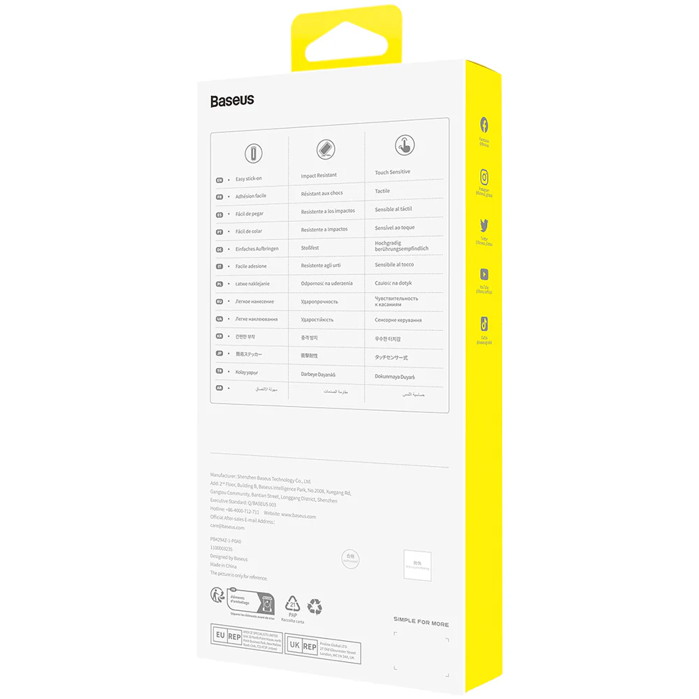 Baseus Sapphire Series Anti-Dust Tempered Glass Screen Protector for iPhone 13/13 Pro/14 - Image 3