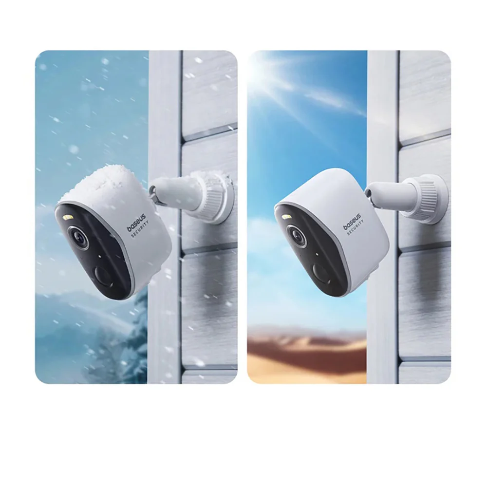 Baseus Security N1 Plus Outdoor Camera - Moon White, Overseas Edition - Image 3