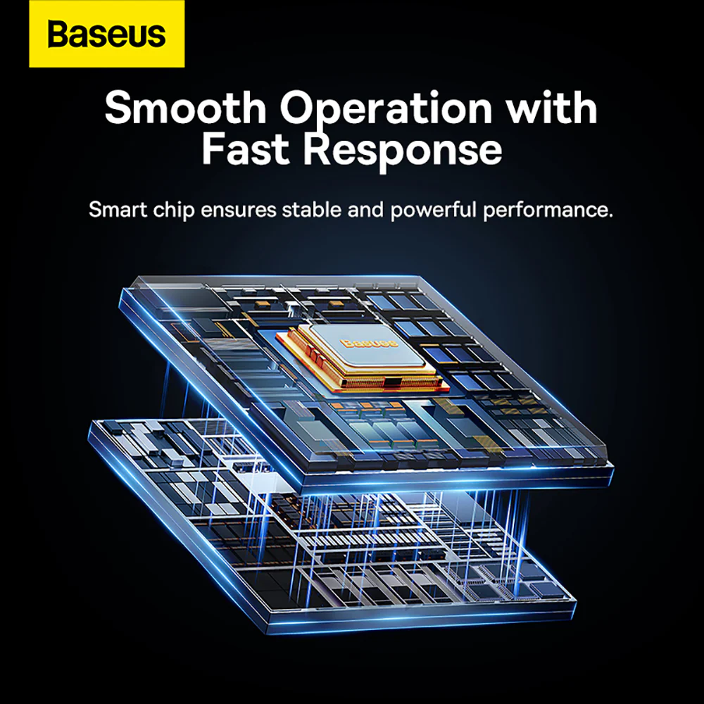 Baseus Shadow Series 4-in-1 HUB Docking Station - Space Gray, Type-C to USB 3.0 x4 - Image 2