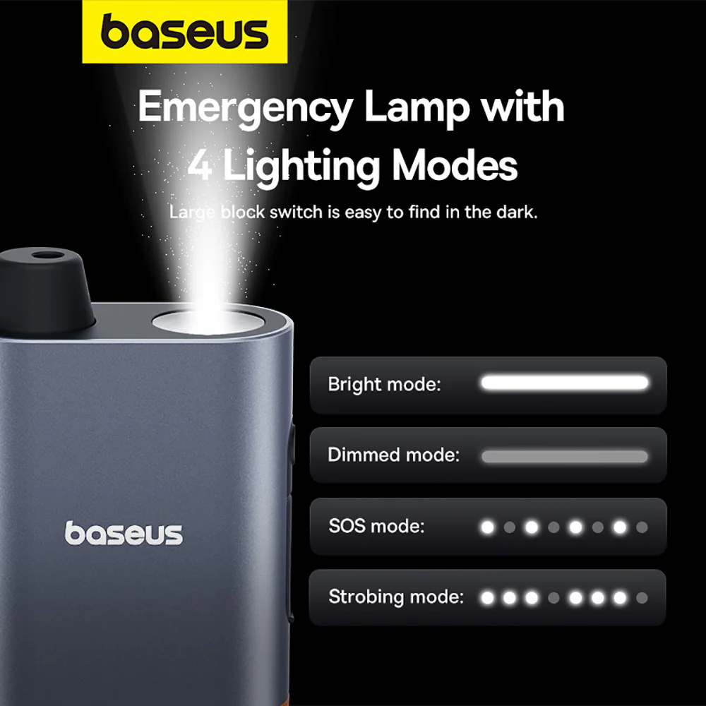 Baseus SharpTool Series Emergency Hammer Pro - Starry Black - Image 5