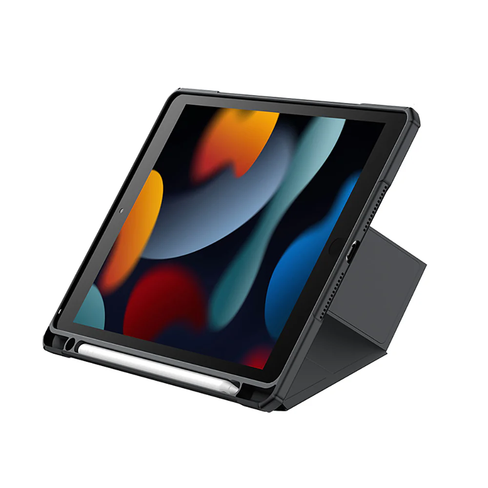 Baseus Simple Series Y-Type Tri-Fold Protective Case for Pad Pro 13-inch - Starry Black - Image 2
