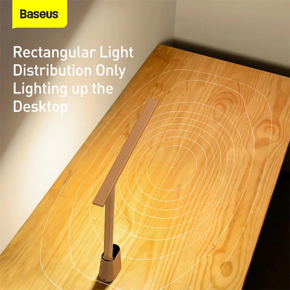 Baseus Smart Eye Series Rechargeable Folding Reading Desk Lamp - White - Image 3