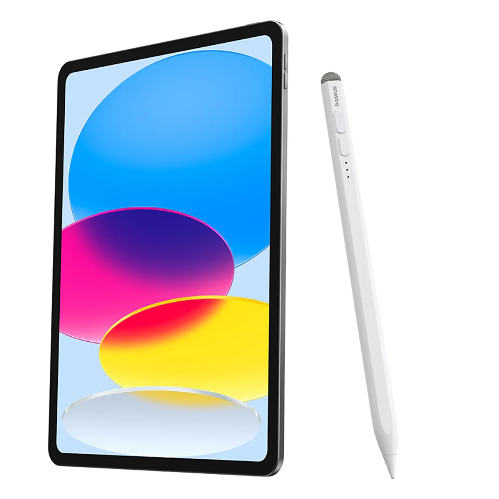 Baseus Smooth Series 2 Stylus Pen - Active and Passive, Moon White
