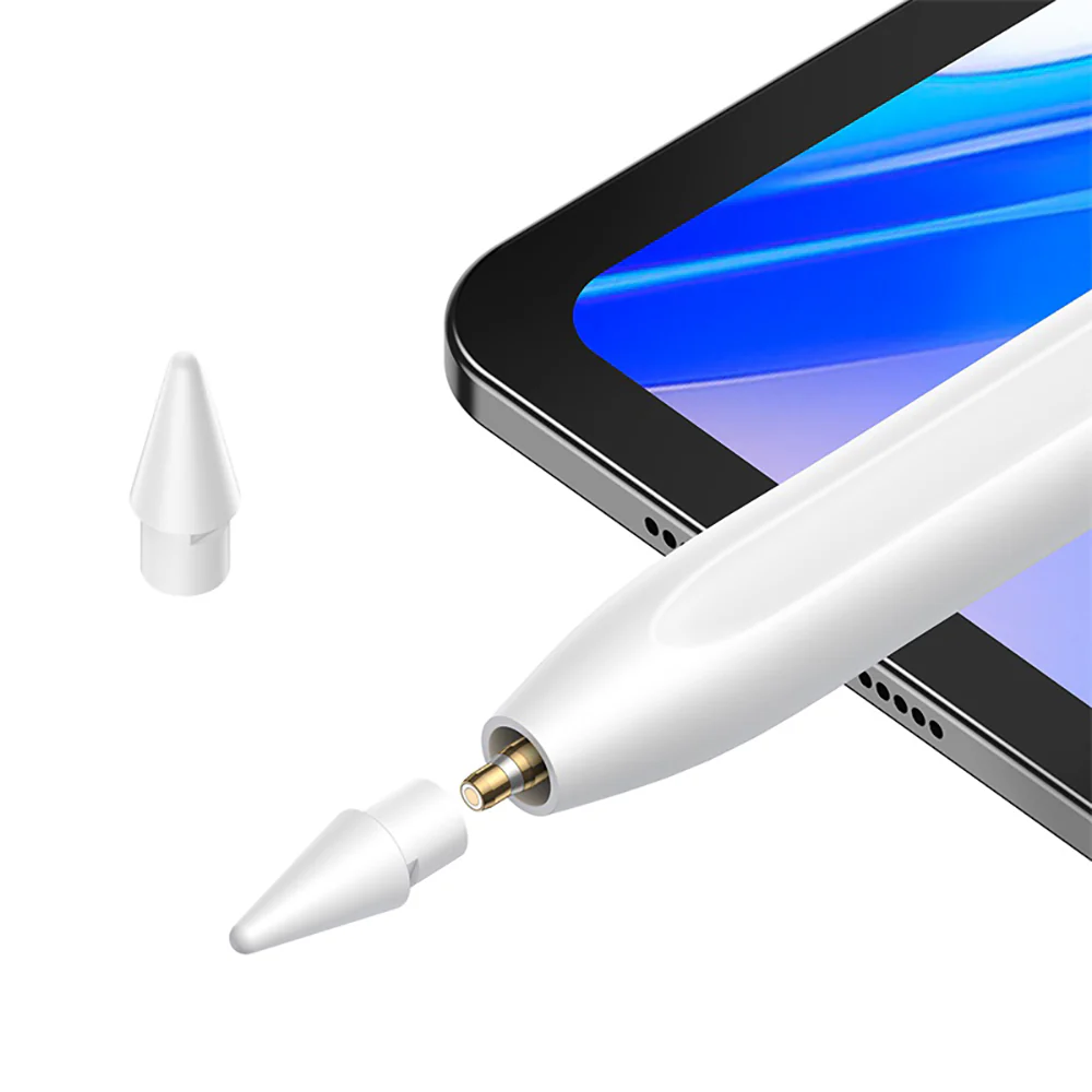 Baseus Smooth Series 2 Stylus Pen - Active and Passive, Moon White - Image 2