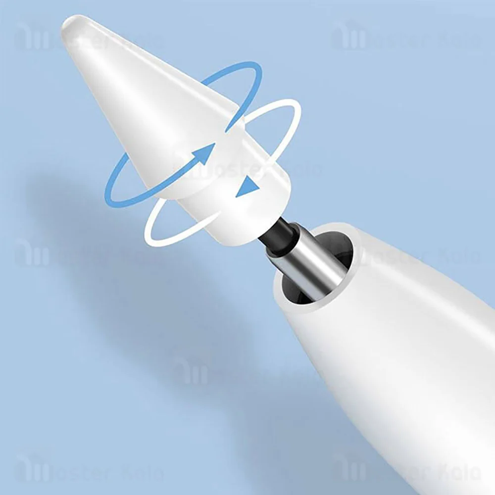 Baseus Smooth Writing Capacitive Stylus Tips - White, 2 Pack - Image 4