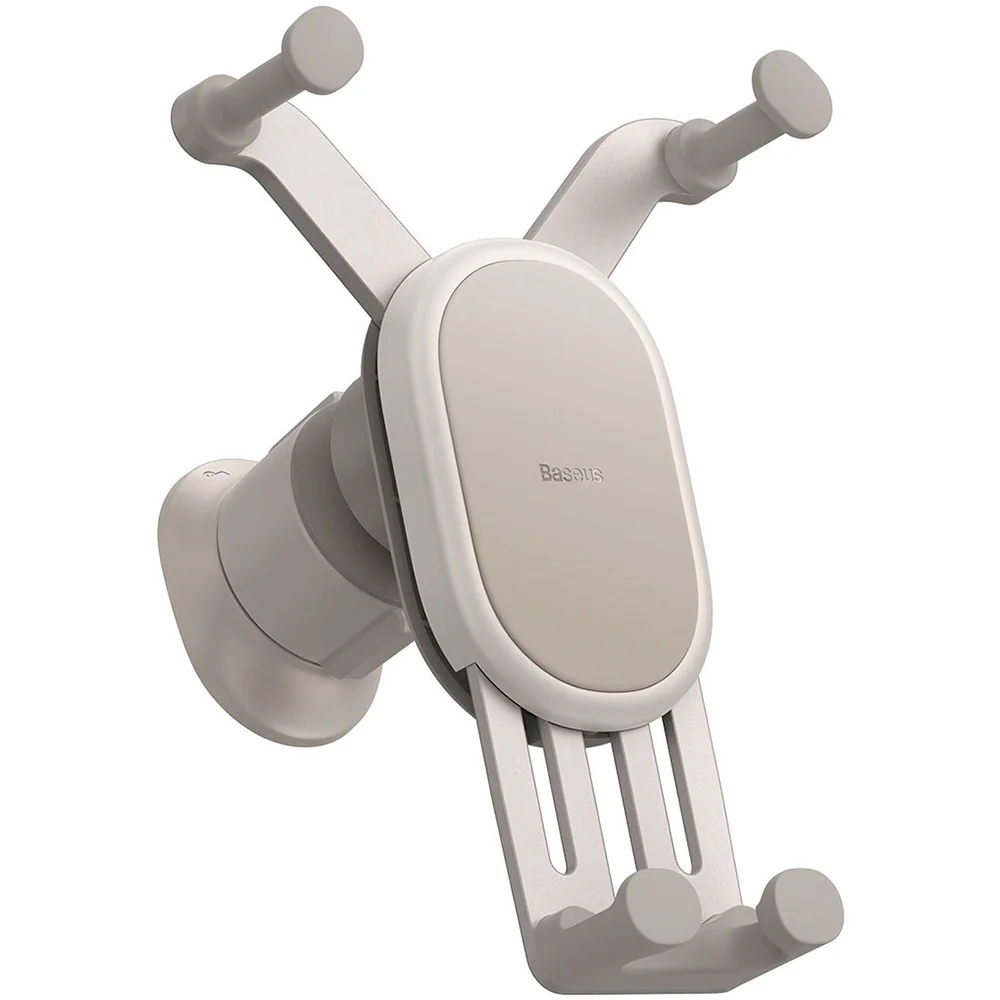 Baseus Stable Series Gravitational Car Mount Air Vent Version - Beige - Image 4