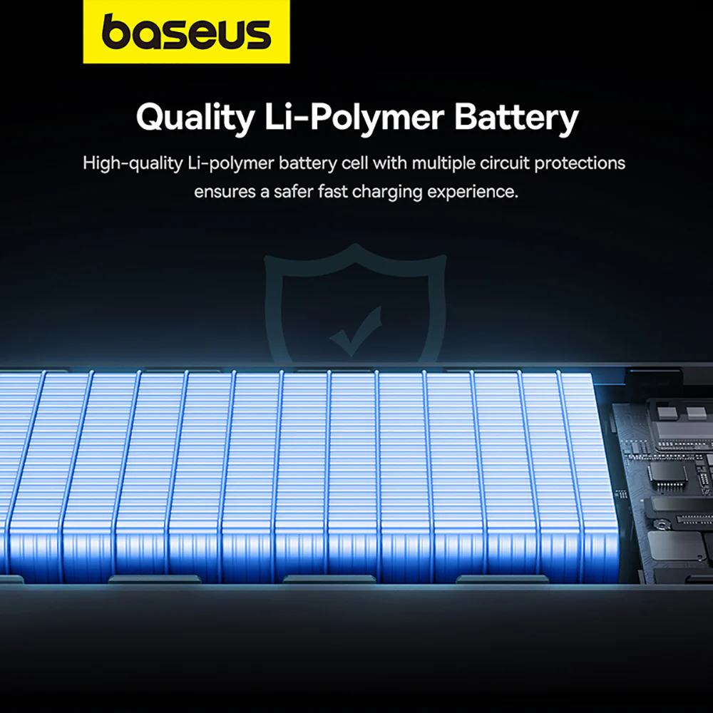 Baseus Star-Lord Digital Display Fast Charge Power Bank 20000mAh 30W - Black - Image 4