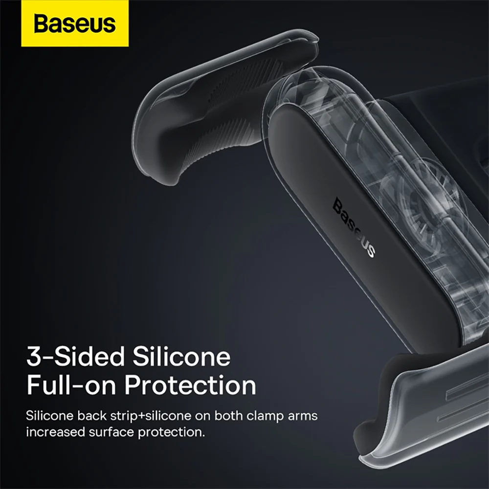 Baseus Steel Cannon 2 Air Outlet Car Mount - Black - Image 3