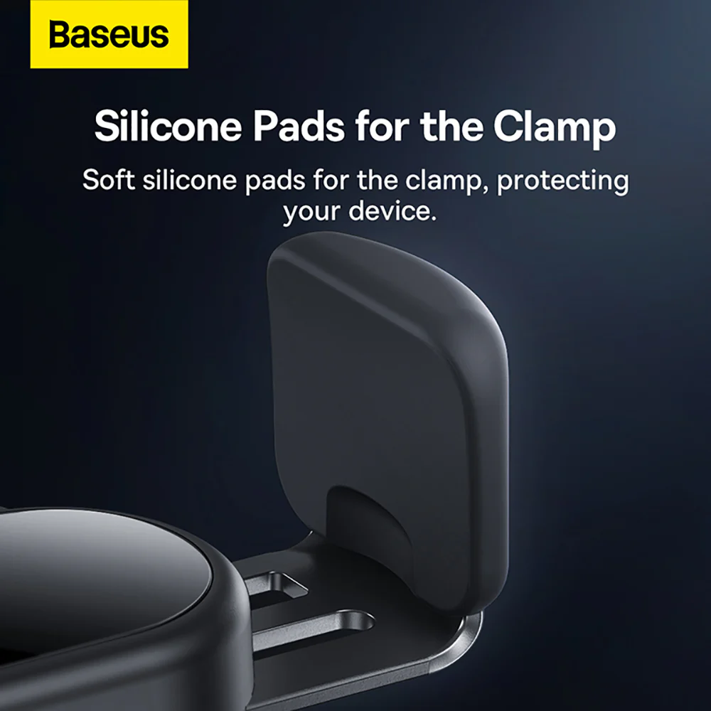 Baseus Steel Cannon Pro Solar Electric Car Mount - Black - Image 5