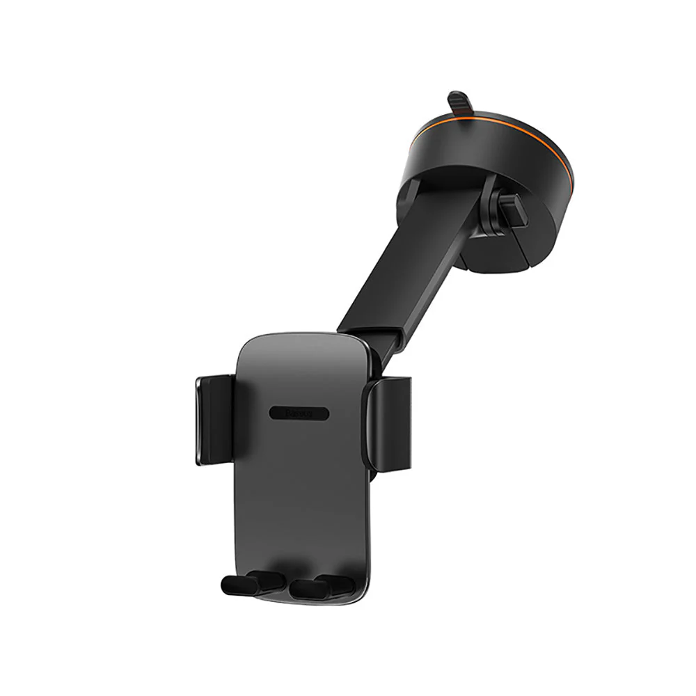 Baseus Suction Cup Car Phone Holder - Black - Image 2