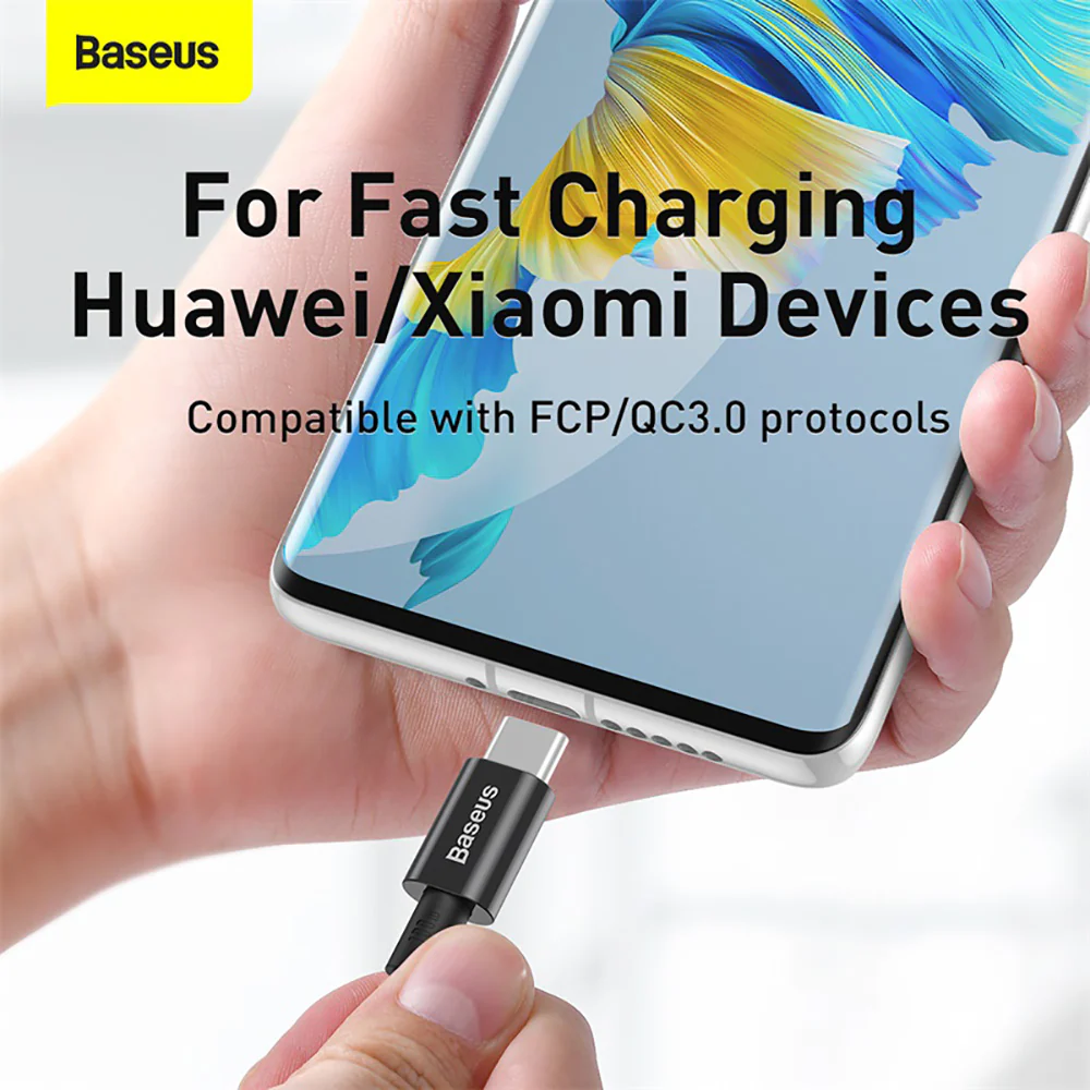 Baseus Superior Series Fast Charging Cable Type-C to Type-C 100W 2m Black - Image 3
