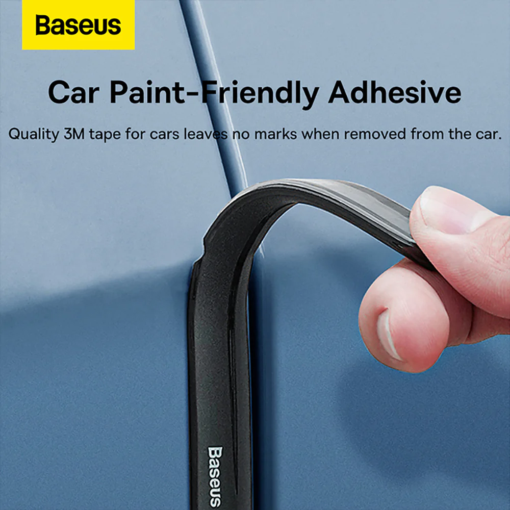 Baseus T-Space Bumper Guard Kit for Tesla - 6 Pieces, Starry Black - Image 3