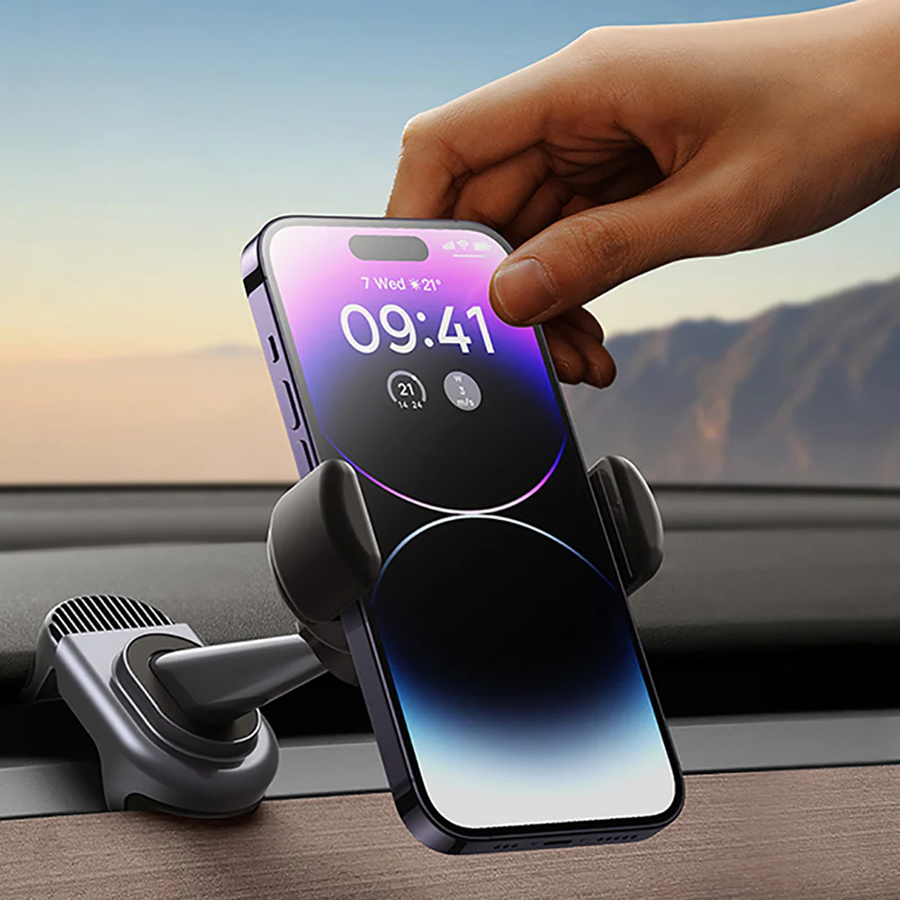 Baseus T Space Solar Car Mount Dashboard Version - Starry Black - Image 2
