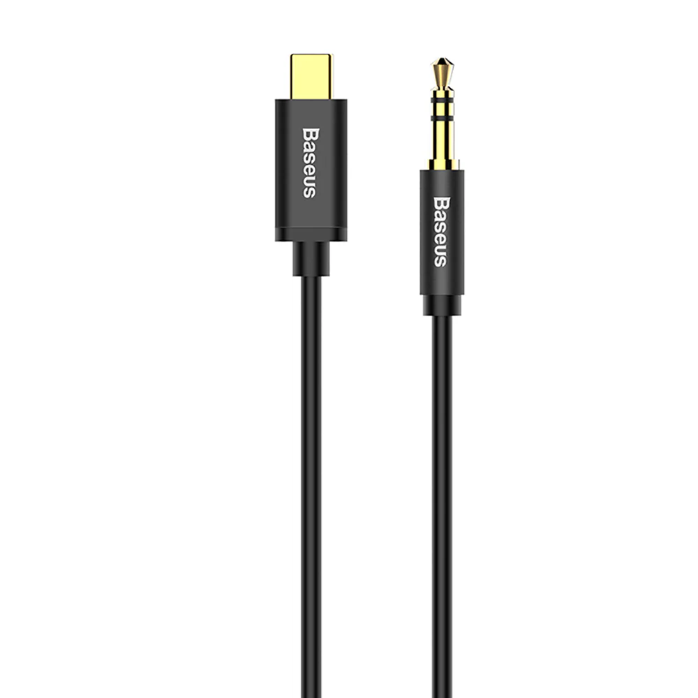 Baseus Type-C to 3.5mm Audio Cable M01 1.2m Black - Image 2