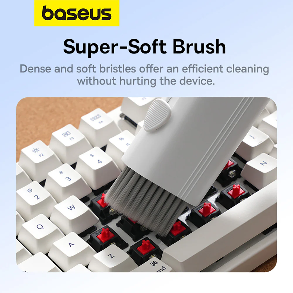 Baseus UltraClean Series Multifunctional Cleaning Kit - Moon White - Image 4