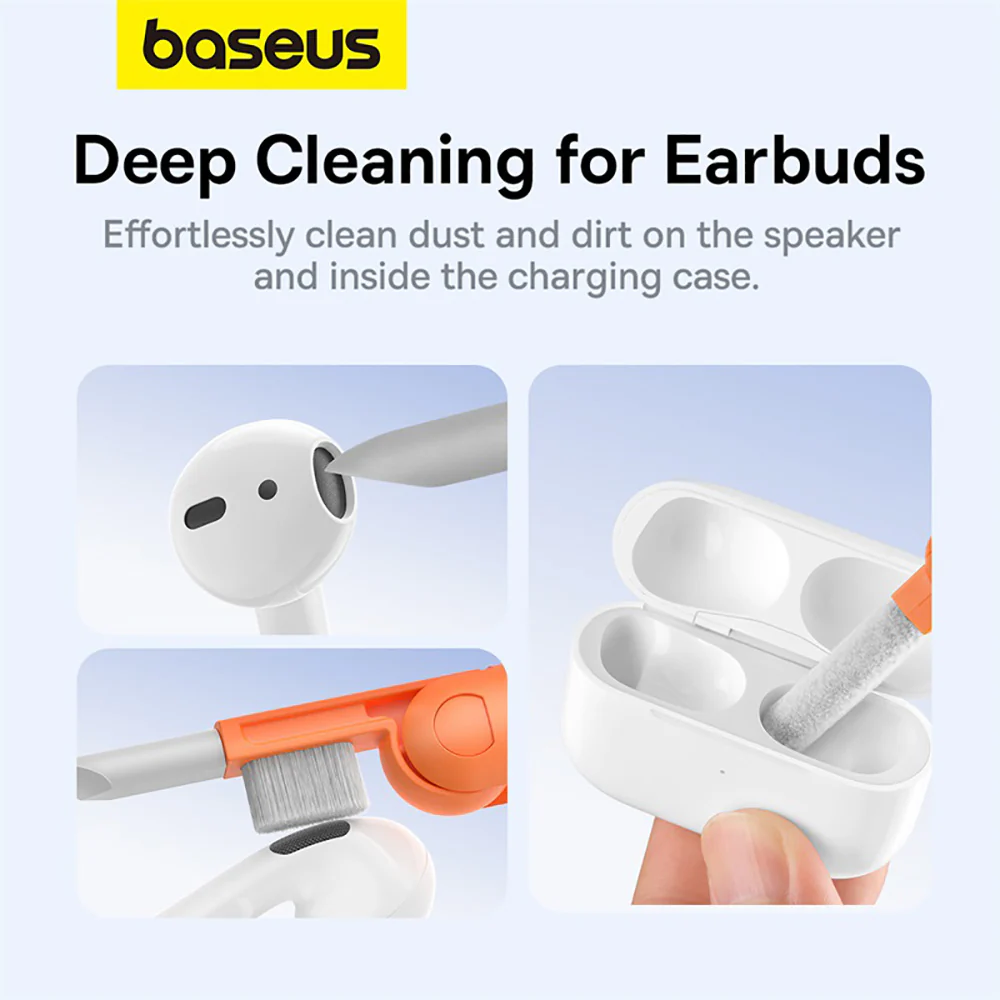 Baseus UltraClean Series Multifunctional Cleaning Kit - Moon White - Image 5