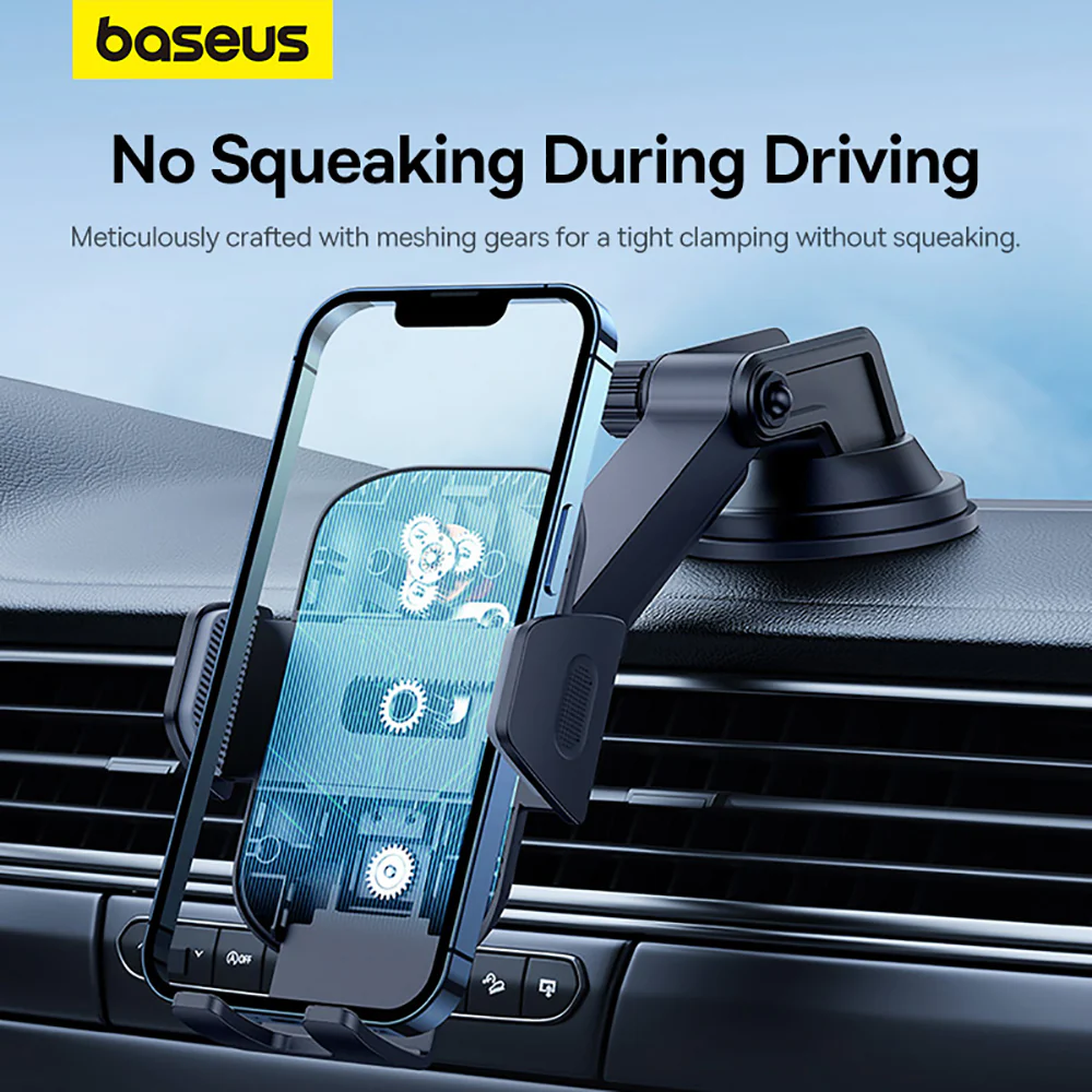 Baseus UltraControl Go Suction Cup Phone Holder - Starry Black - Image 5