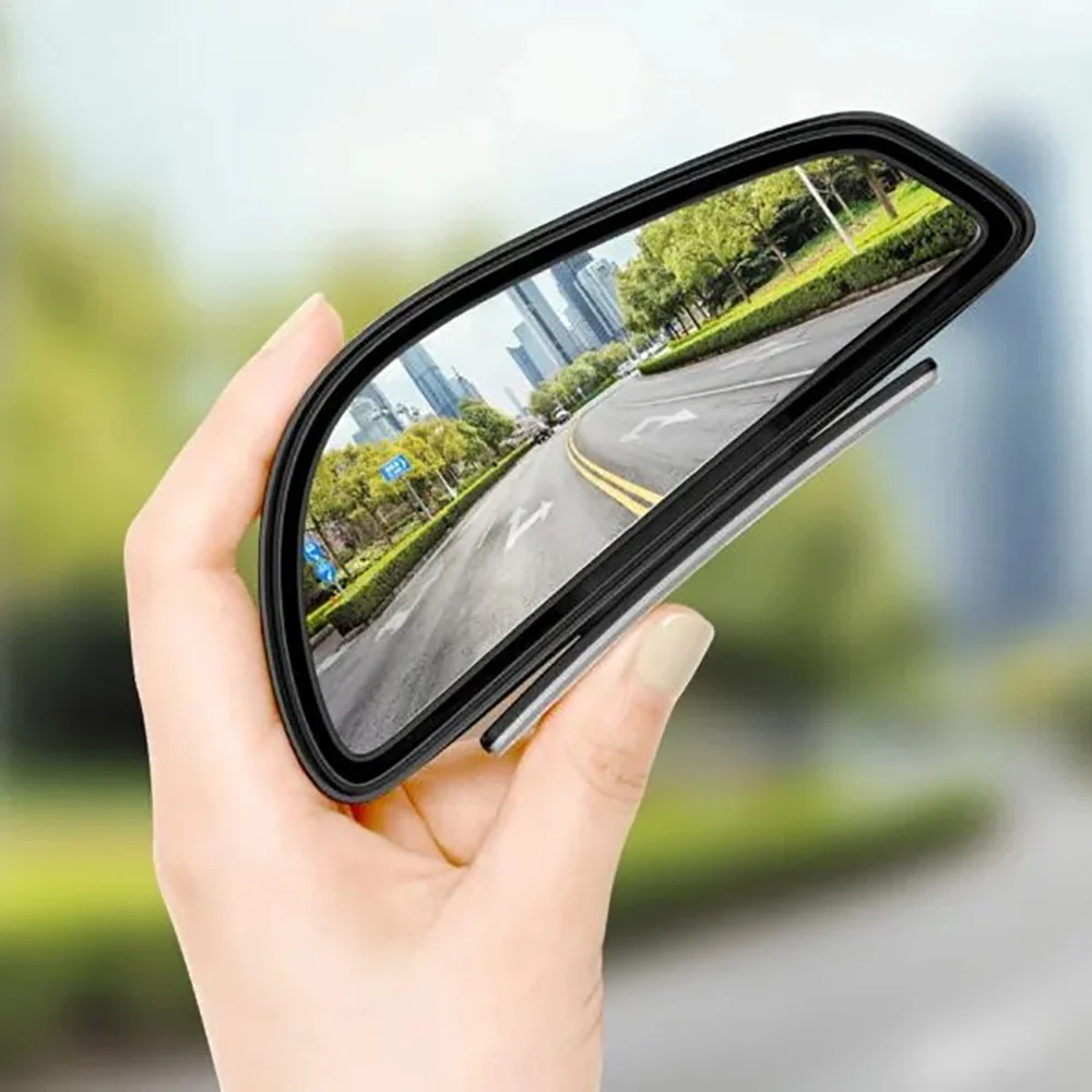 Baseus Wide-Angle Reversing Assist Mirrors - White, Pair - Image 2