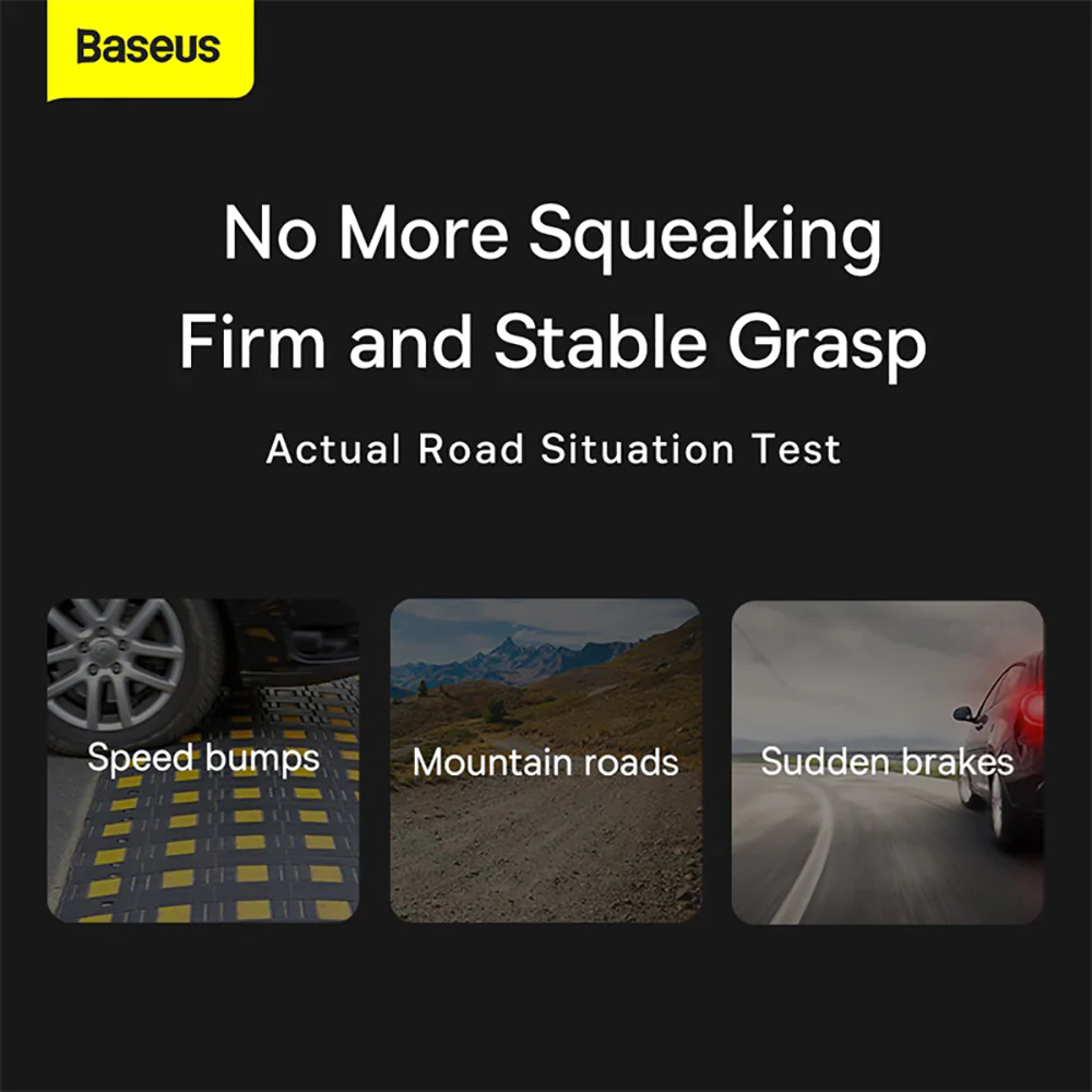 Baseus Wisdom Auto Alignment Car Mount Wireless Charger - 15W Suction Base, Black - Image 5