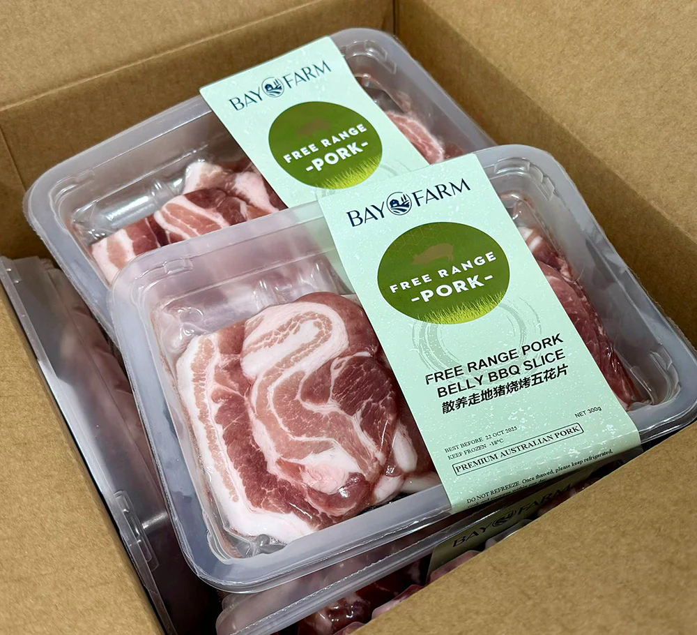 Bay Farm Free Range Pork Belly BBQ Slice - 300g - Image 2