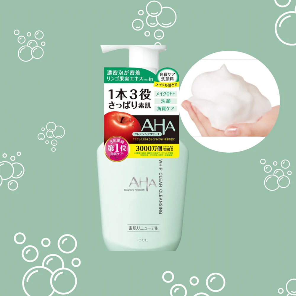 BCL AHA Cleansing Research Whip Clear Deep Cleansing Foam 150ml - Image 2